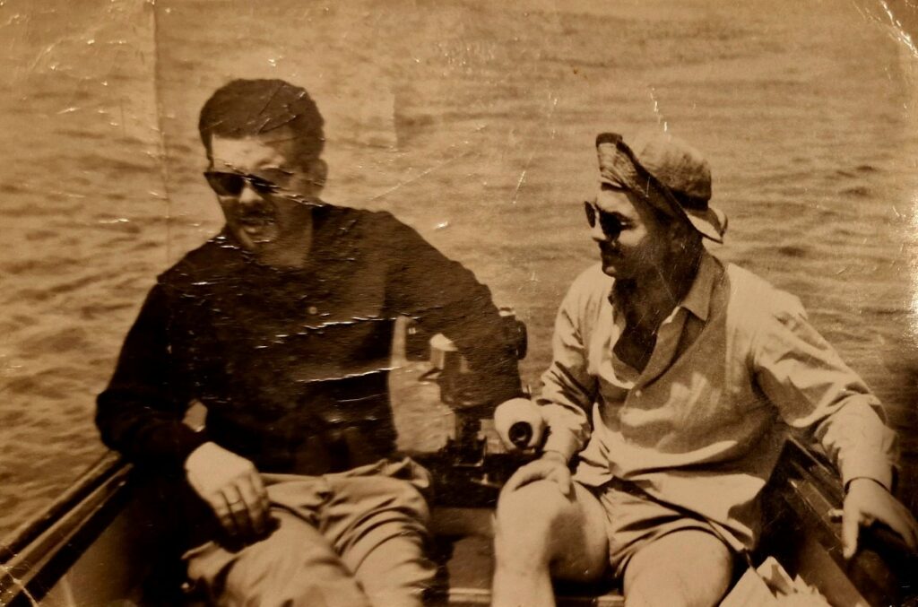 A La Mer Milos Boat Rentals - dad uncle frini 1962